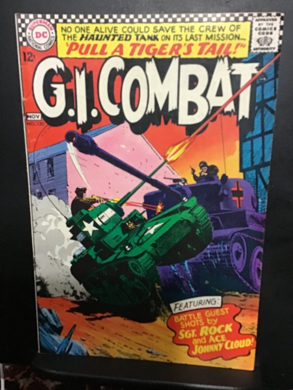 G.I. Combat #120 (1966) High-Grade Sgt. Rock, Haunted Tank key! VF/NM Boca CERT!