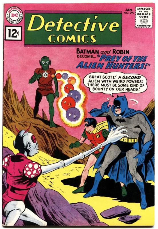 DETECTIVE COMICS #299-1962-BATMAN-DC SILVER AGE-HIGH GRADE