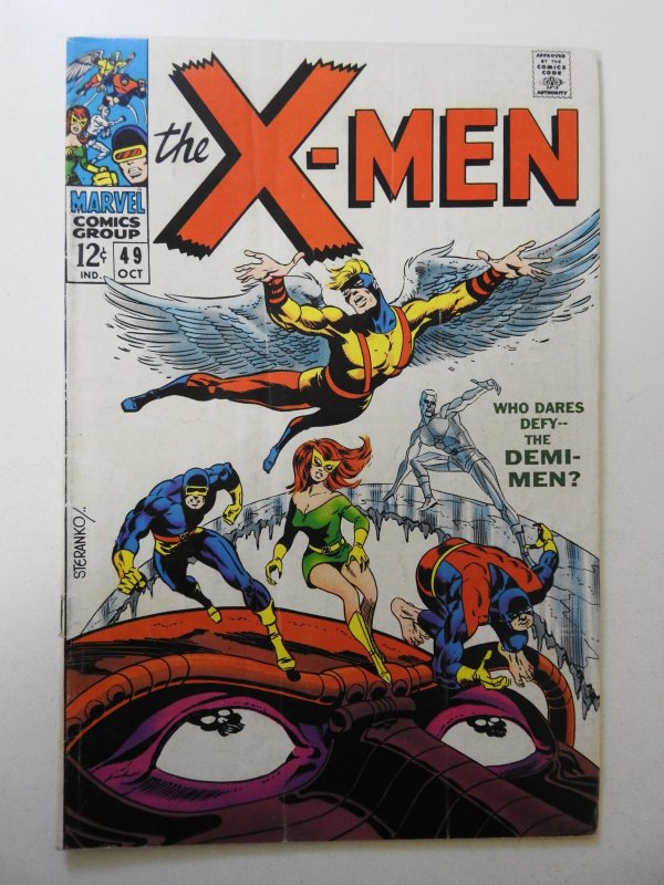 The X-Men #49 (1968) VG- Condition 1st Appearance of Polaris! moisture stain