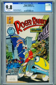 Roger Rabbit #1 CGC 9.8 comic book 1990 Disney First issue 4291314011