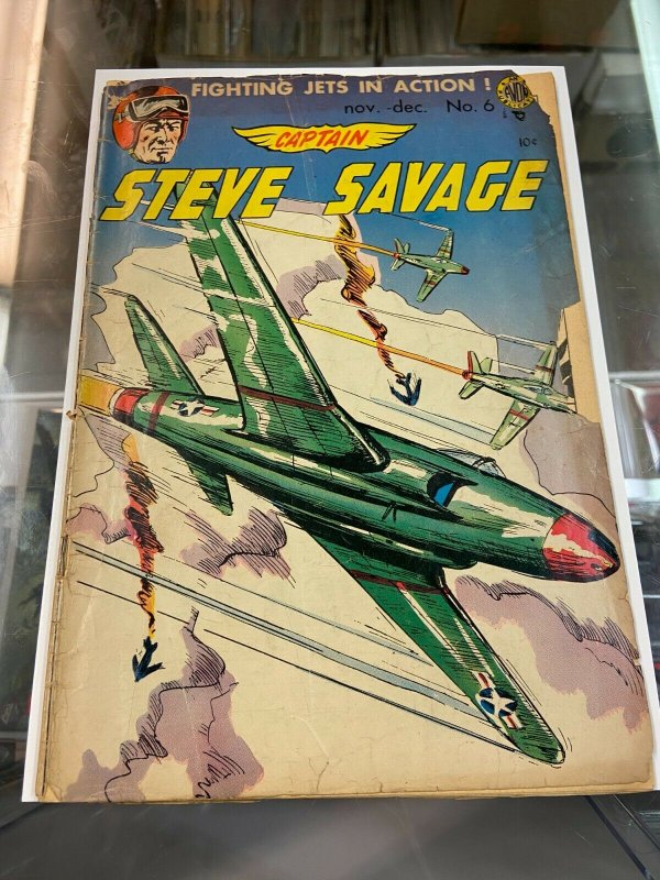 Captain Steve Savage 6 PR  Last Pre-Code Issue 