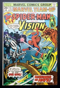 Marvel Team-Up #42 (1976) Spider-Man & Vision Team-Up vs. Dark Rider - VF!