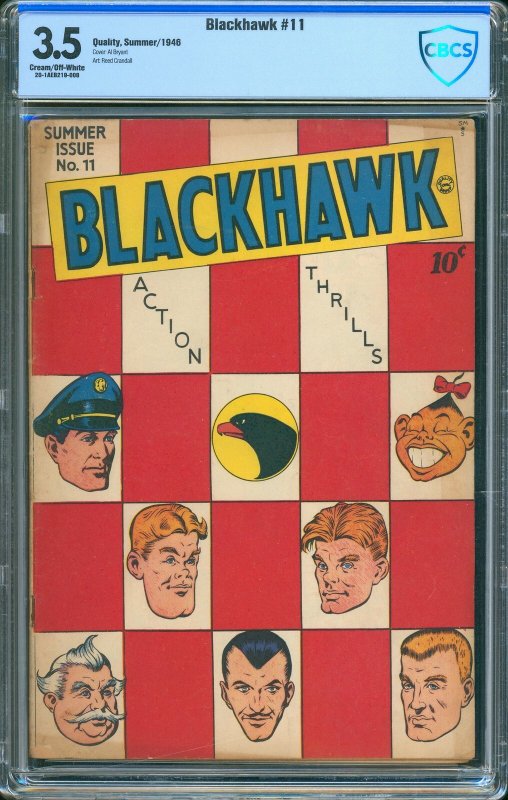 Blackhawk #11 (Quality Comics, 1946) CBCS 3.5