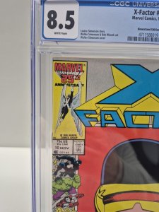 X-FACTOR #10 Newsstand (1986) CGC 8.5 ⭐️25th Anniversary Border⭐️