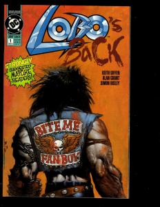 Lot of 8 DC Comics Legionnaires 1 2 3 37 Lobo 1 Lords of Ultra-Realms 1 ++ JF10