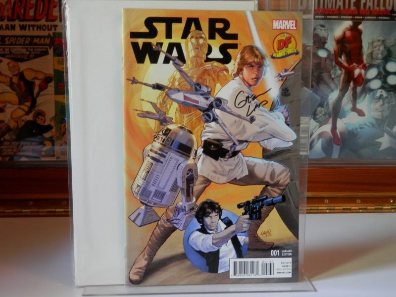 Star Wars #1 (Dynamic Forces Variant) (2015) Signed: Greg Land
