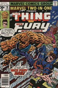 Marvel Two-In-One #26 FN ; Marvel | the Thing Nick Fury