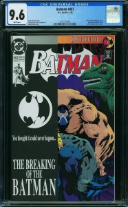 Batman #497 (1993) CGC 9.6 NM+