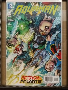 DC Comics - Aquaman - #47 - 2016 - Attack on Atlantis Leagues Below - NM.  Nw57