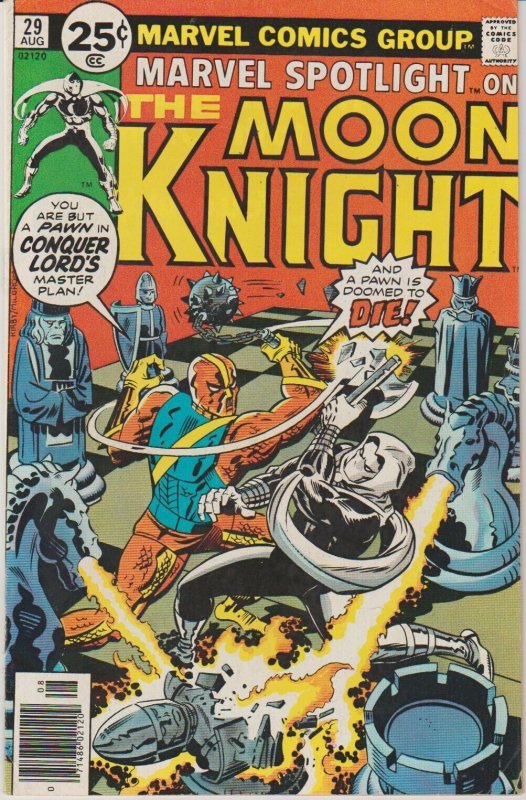 Marvel Spotlight On Moon Knight # 29 VF Marvel 1976 2nd Solo Appearance