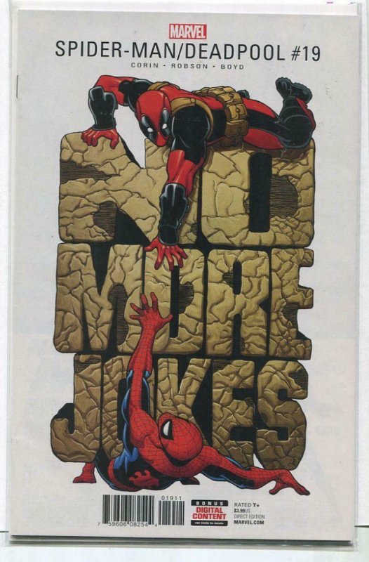 SPIDER-MAN DEADPOOL #19, NM, 2016 2017, Bromantic, more in store, Marvel