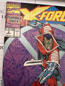 X-Force # 2 Signed by Rob Liefeld - 1st Weapon X Garrison Kane NM- Cond