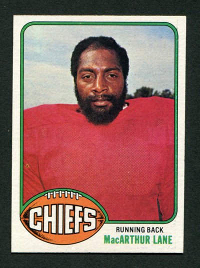 1976 Topps Mac Arthur Lane #184  NM-MT Kansas City Chiefs