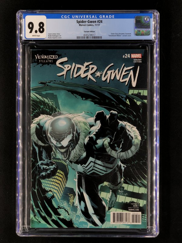 Spider-Gwen #24 Variant Cover (2017) CGC 9.8 1st Gwenom