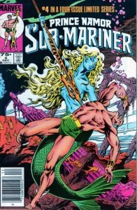 Prince Namor The Sub-Mariner #4 DC Comics Newsstand 12/84 (VFNM 9.0/Stock Pic)