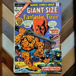 GIANT-SIZE FANTASTIC FOUR #2 VG (Marvel 1974) 1st App TEMPUS Buscema Ditko Kirby