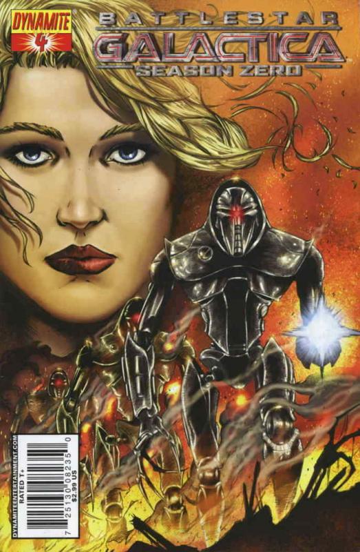 Battlestar Galactica Season Zero #4B VF/NM; Dynamite | save on shipping - detail