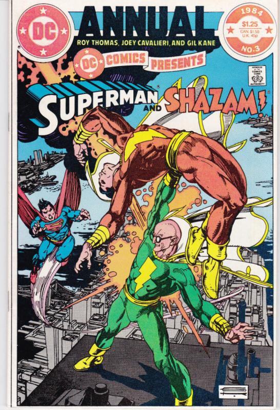 DC COMICS PRESENTS #3, NM-, Annual, Superman, Shazam, DC, 1984 more in store