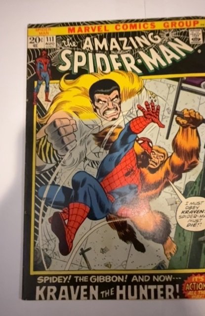 The Amazing Spider-Man #111  (1972)Kraven the hunter