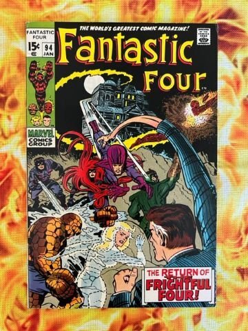 Fantastic Four #94 (1970) - 1st Agatha Harkness !! High Grade !