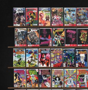 Huge Lot 160+ Comics with The New Mutants, Generation X, Silver Surfer & More!