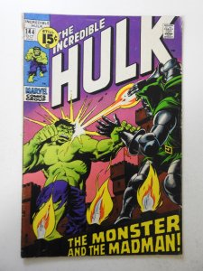 The Incredible Hulk #144 (1971) VG/FN Condition! 1/2 in cumulative spine split