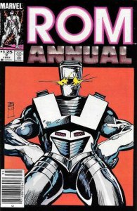 ROM (Canadian Edition) Annual #2 FN ; Marvel | Spaceknight Bill Mantlo