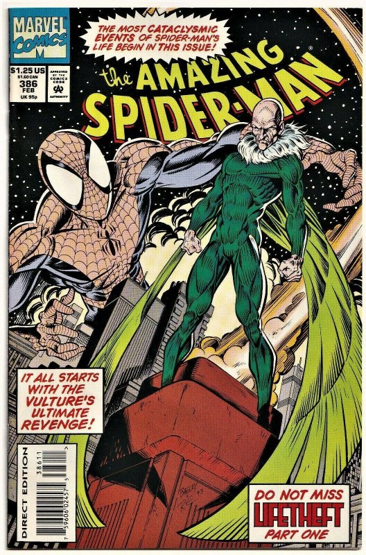 Amazing Spider-Man #386 Marvel 1994 Mint