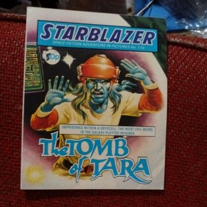 STARBLAZER Space fiction Adventure in Pictures #110 tomb of tara 1983