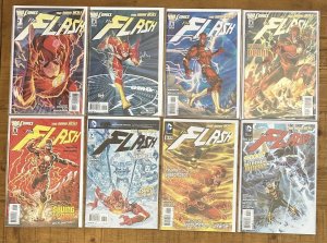 The Flash The New 52 #1,2,3,4,5,7,8,10 2011 Manapul NM Lot