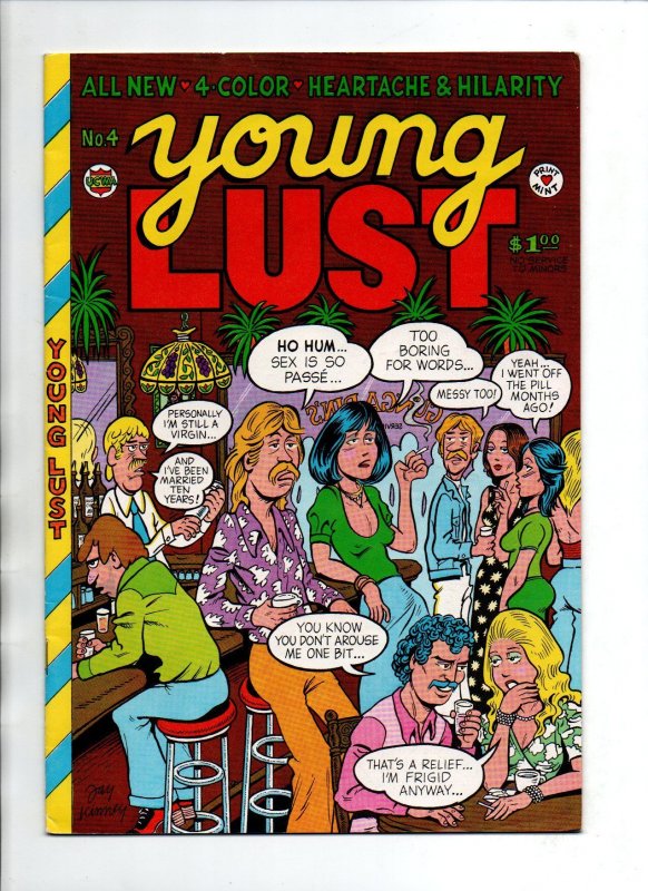 Young Lust #1 2 3 4 & 5 Complete Set - Underground - Last Gasp - VF