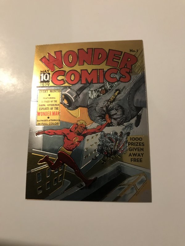WONDER #1 Chromium promo card : Comic Images 1995 NM/M; GOLDEN AGE OF COMICS