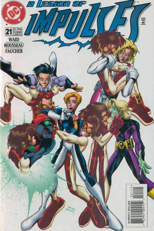 Impulse #21 FN ; DC | Legion Mark Waid Humberto Ramos