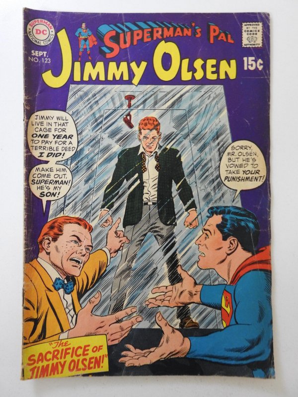 Superman's Pal, Jimmy Olsen #123 (1969) VG- Condition