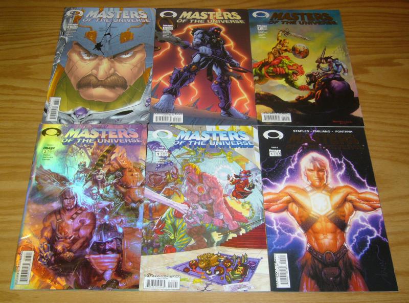 Masters of the Universe vol. 2 #1-6 VF/NM complete series - B variants - MOTU