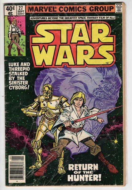 Star Wars #27 Vintage 1979 Marvel Comics C3PO Luke Skywalker