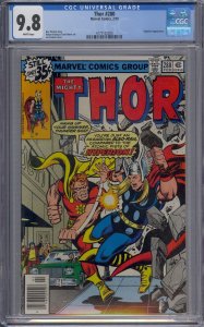 THOR #280 CGC 9.8 HYPERION JOE SINNOTT WHITE PAGES 025