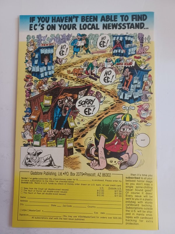 Haunt of Fear #1 - Horror - EC Reprint - Gladstone - 1991 - NM
