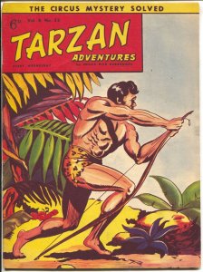 Tarzan Adventures Vol. 8 #33 1958-Circus Mystery Solved-Celardo-Burroughs-FN 