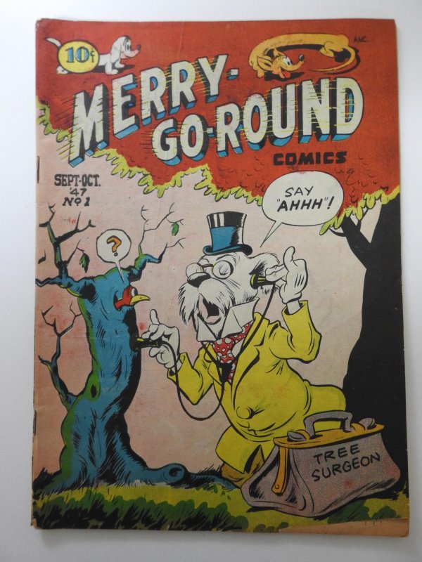 Merry Go Round Comics #1  (1947) HTF  Comic! Sharp GVG Condition!