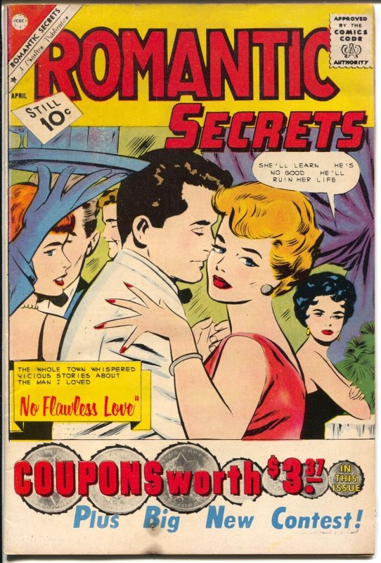 Romantic Secrets #32 1961-Charlton-love triangle-10¢ cover price-VG-