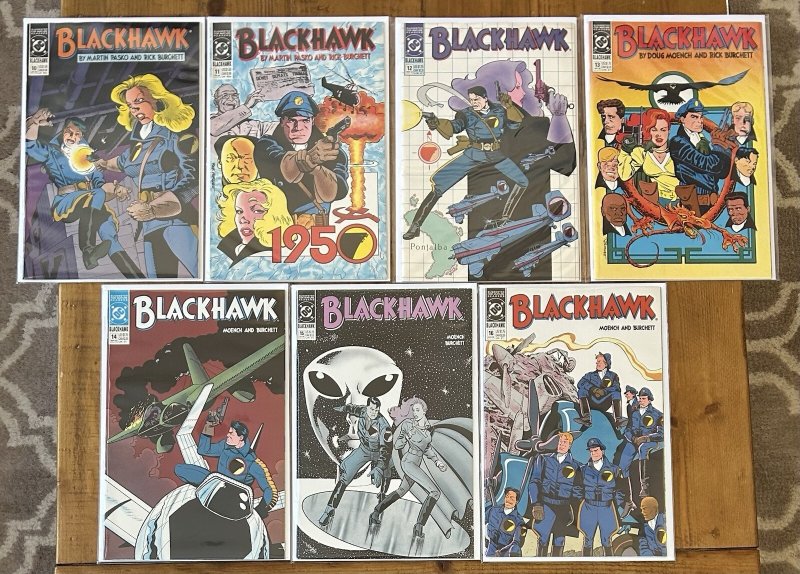 Blackhawk #10,11,12,13,14,15,16 NM Lot 1990 DC Comics