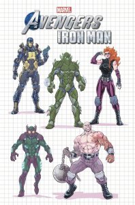 Avengers Iron Man #1 2019 Nauck 1:10 Marvel Comics EB103