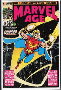 Marvel Age #78 (1989) Quasar