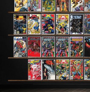 Huge Lot 140+ Comics with X-Force, X-Men, X-Factor, Brigade, Star Trek & More!