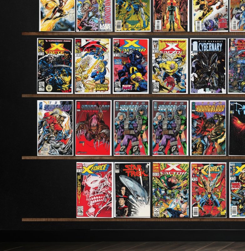 Huge Lot 140+ Comics with X-Force, X-Men, X-Factor, Brigade, Star Trek & More!