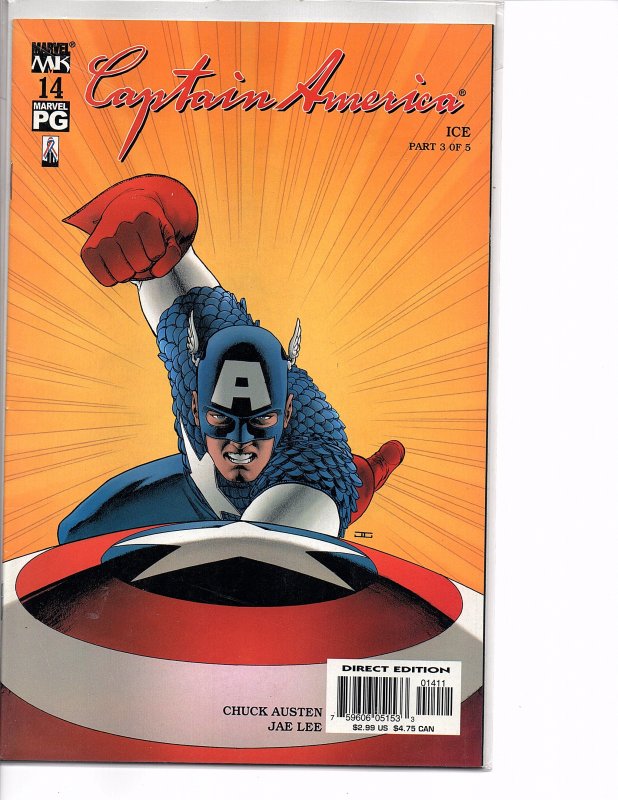 2002 Marvel Comics Captain America #13, 14 & 15  John Cassaday