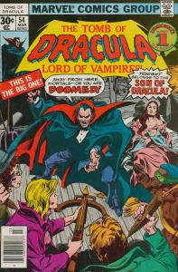 Tomb of Dracula #54 VG ; Marvel | low grade comic Blade Vampire Hunter