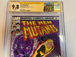 New Mutants (1983) # 1 (CGC 9.8 WP) Signed & Sketch By McLeod & Claremont 