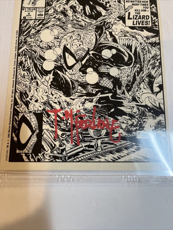 Spider-Man Keepsake Collection B&W Print  (1990) # 4 (CGC SS) Signed McFarlane